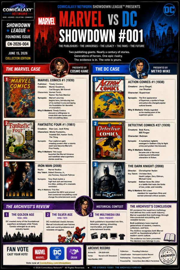 ⚔️ MARVEL vs DC SHOWDOWN – DCComicBooks.com (DCB)